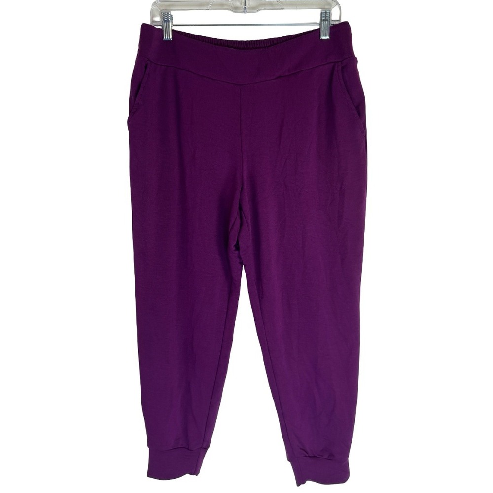 Brandis Acquitted Knit Ankle Pants Womens Size MP Plum Perfect Purple A698069